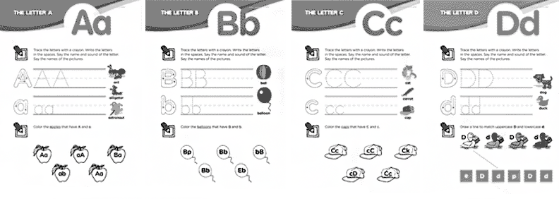 english alphabet - worksheet page 13