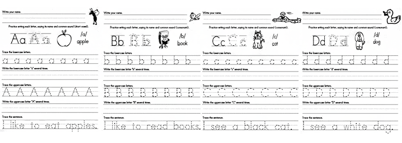 english alphabet - worksheet 14