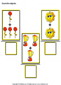 דפי עבודה בחשבון - חיבור - עד 10 - דף מס. 26