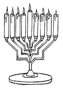 דפי צביעה לחנוכה להדפסה - עמוד 54