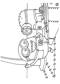 דפי צביעה מיניונים - דף מס. 57