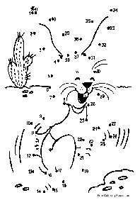 חיבור קו נקודה - דפי עבודה לילדים  - דף מס. 9