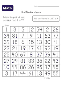 דפי עבודה לכיתה א - דף מס. 55