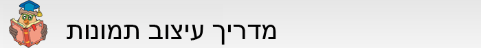 מדריך עיצוב תמונות