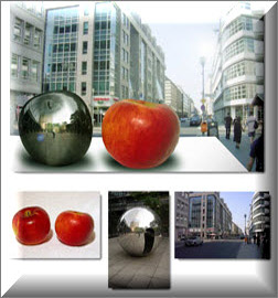 photoshop - מדריכים לפוטושופ מתקדמים - תפוח מטאלי