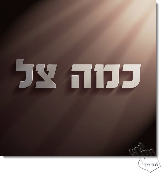 Photoshop - מדריך עיצוב טקסט 81 - אור וצל