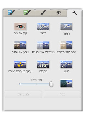 מדריך פיקסה אפקטים  Picasa Effects 1