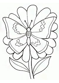 butterfly coloring pages - page 19