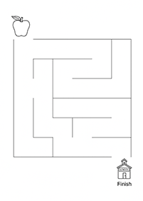 easy mazes for kids - worksheet 29