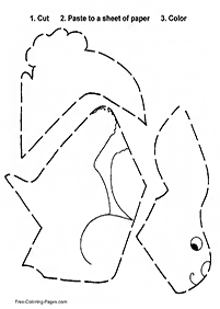 דפי עבודה לגן חובה - דף מס. 123