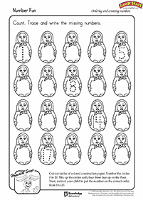 דפי עבודה לגן חובה - דף מס. 61