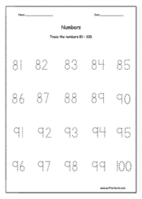 דפי עבודה מספרים - מספרים מעל 10 - דף מס. 24
