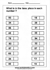 משחקי חשבון ומספרים להדפסה - דף מס. 51