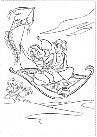 דפי צביעה אלאדין - דף 111