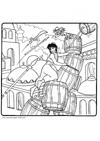 דפי צביעה אלאדין - דף 20