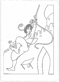 דפי צביעה אלאדין - דף 31