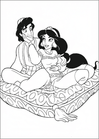 דפי צביעה אלאדין - דף 53