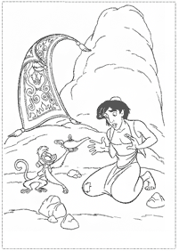 דפי צביעה אלאדין - דף 59