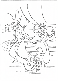דפי צביעה אלאדין - דף 78