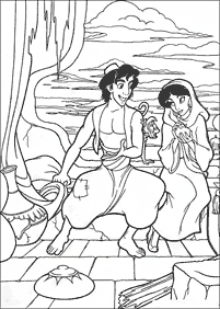 דפי צביעה אלאדין - דף 81