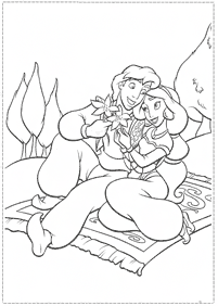 דפי צביעה אלאדין - דף 91