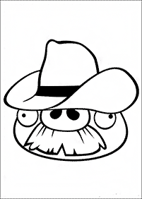 דפי צביעה אנגרי בירדס - דף מס. 20