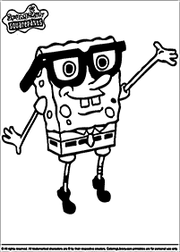 דף צביעה בוב ספוג - 61