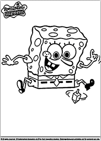 דף צביעה בוב ספוג - 74