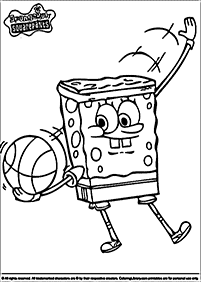 דף צביעה בוב ספוג - 79