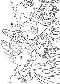 דפי צביעה דגים - דף מס. 19