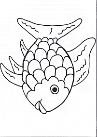 דפי צביעה דגים - דף מס. 38