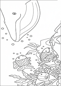 דפי צביעה דגים - דף מס. 44