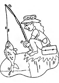 דפי צביעה דגים - דף מס. 64