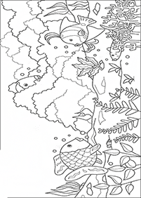 דפי צביעה דגים - דף מס. 76