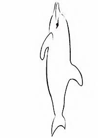 דפי צביעה דולפין - דף מס. 60