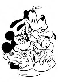 דפי צביעה דונלד דאק - דף מספר 39