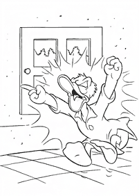 דפי צביעה דונלד דאק - דף מספר 85