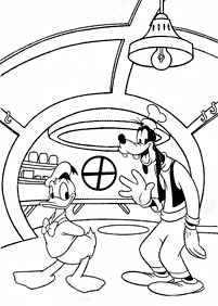 דפי צביעה דונלד דאק - דף מספר 97