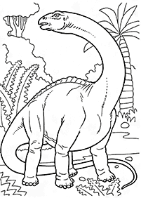 דפי צביעה דינוזאורים - דף מס. 54