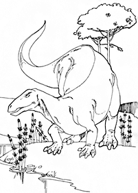 דפי צביעה דינוזאורים - דף מס. 59