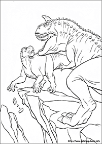 דפי צביעה דינוזאורים - דף מס. 64