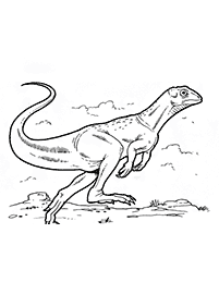 דפי צביעה דינוזאורים - דף מס. 71