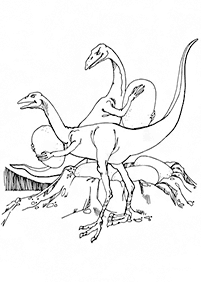 דפי צביעה דינוזאורים - דף מס. 77