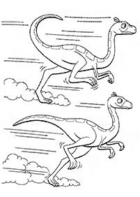 דפי צביעה דינוזאורים - דף מס. 82