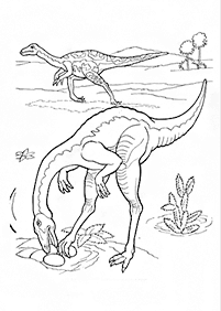 דפי צביעה דינוזאורים - דף מס. 83
