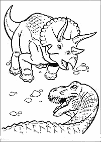 דפי צביעה דינוזאורים - דף מס. 84
