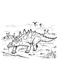 דפי צביעה דינוזאורים - דף מס. 85