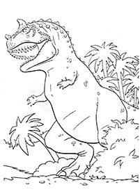 דפי צביעה דינוזאורים - דף מס. 86