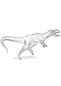 דפי צביעה דינוזאורים - דף מס. 93