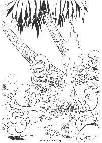 דפי צביעה דרדסים - 2